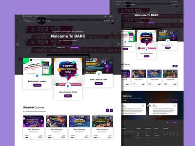 LMS Design design frontenddesign ui web design by nohan webdesign