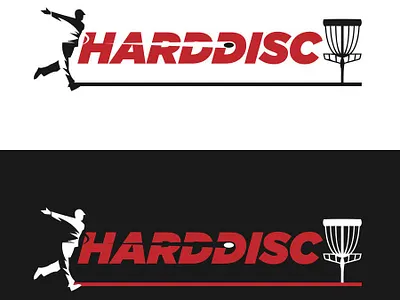 Logo for disc golf webshop 3d branding graphic design logo