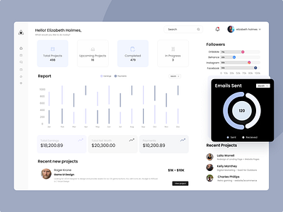 Web application UI/UX design for freelancer platform clean dashboard dashboard design design figma freelancer neat new saas saas app ui uiux user experience user interface design userinterface ux web app web application design wirerame wow