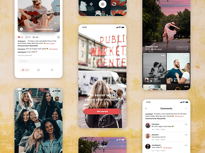 social media app 3d animation app branding design graphic design illustration logo motion graphics social media app typography ui ux vector