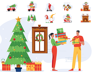 Christmas Illustrations Pack christmas illustrations