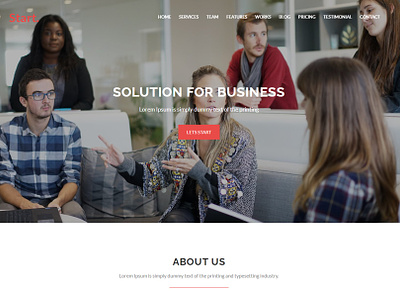 Start Business Agency Website Theme