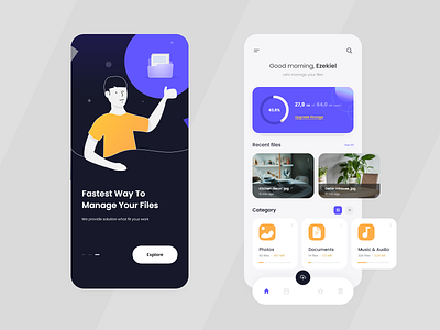 File management system app app design application document file management file manager management mobile app ui ui design ux ux design
