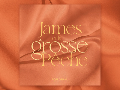 James et la grosse pêche book french graphic design typo typogaphy