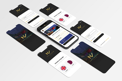 North Vacation Villa App design graphic design minimal ui uidesign uiux user interface design واجهة المستخدم