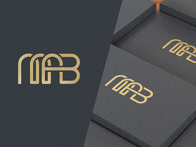 MAB LOGO branding corporate identity design font design graphic design initials logo lettering logo logotype mab logo type design typography visual identity