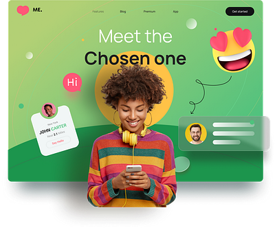 Meet the chosen one 3d animation app graphic design motion graphics ui