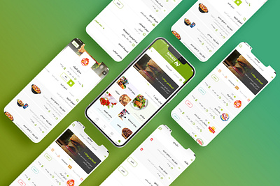 Ninan App app delivery design minimal store ui uidesign uiux user interface design واجهة المستخدم