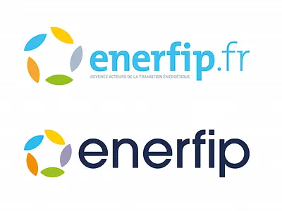 Enerfip · Logo redesign (2019) branding design enerfip logo typography
