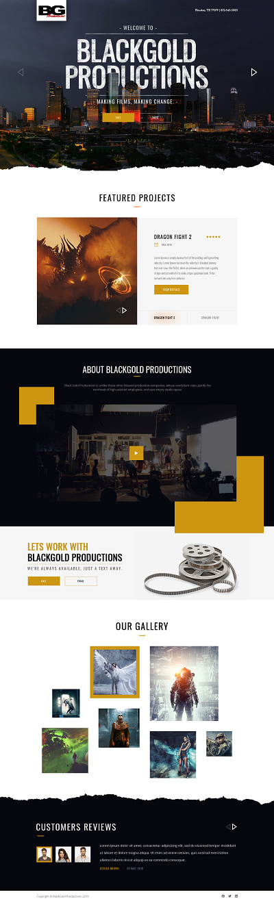 BlackGold Production app branding design icon illustration logo typography ui ux vector