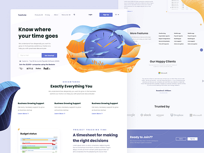 Beebole - Best time tracker available branding design illustration ui ux webdesign