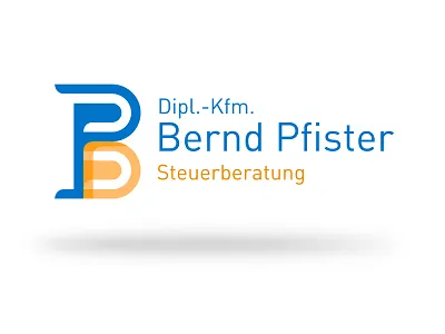 Bernd Pfister Logo branding design dribbble grid illustration logo monogram vector