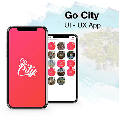 Go city travelling app appdesign branding creative design dai dailyui design illustration logo ui vector