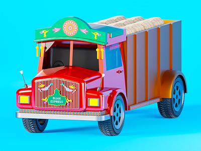 Bijak Express | Logistics 3d 3d animation 3d illustration animation art blender branding cinema 4d design graphic design illustration logo motion motion graphics product solution ui ux vector video