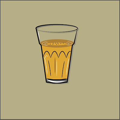 Tea adobe art brading design glass graphic design illustration logo tea