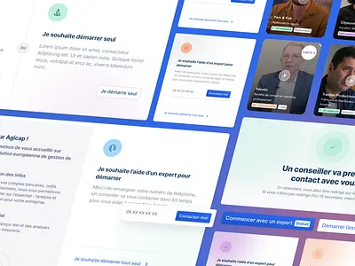 First connexion page agicap app button card cashflow form gradient grid icon interface modal product product design sign in sign up table ui ux web