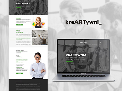 kreARTywni Web Design design graphic design typography ui ux www