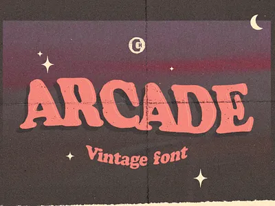 ARCADE FONT branding design illustration type typography