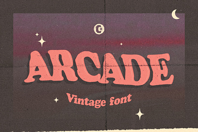 ARCADE FONT branding design illustration type typography