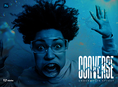 UNDERWATER EFFECT BY DESIGNER KESHAV RAJ adobe photoshop branding design dribbble graphic design photoshop poster ui