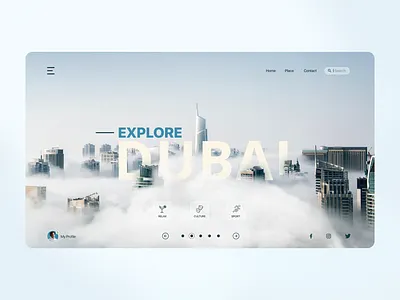 Web Design for Travel Site. landing page site design travel site design ui design web design