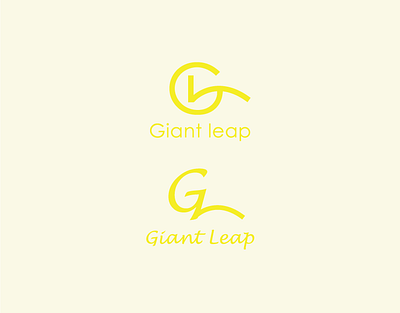 GIANT LEAP branding design graphic design monogram