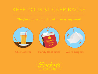 stickers packaging 2 branding design illustration infographic orange packaging stickers vector