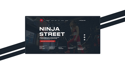 Fitnes | Landing page for gym bodybuilding branding fitnes graphic design gym sport ui workout