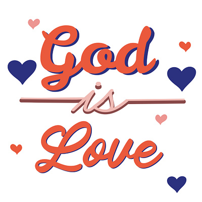 God Is love animation design graphic design illustration logo motion graphics vector