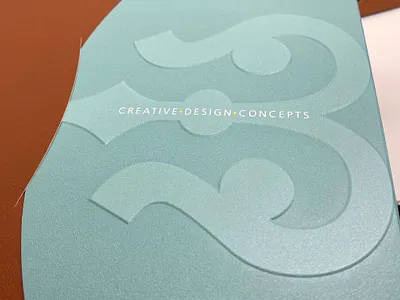 Creative Design Concepts Branding branding diecut emboss graphic design logo luxury branding presentation folder