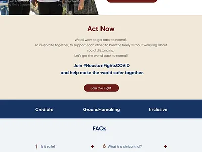 HFC Project about beige blue branding brown design faq geometric home page illustration join media mobile red typography ui ux vector video white