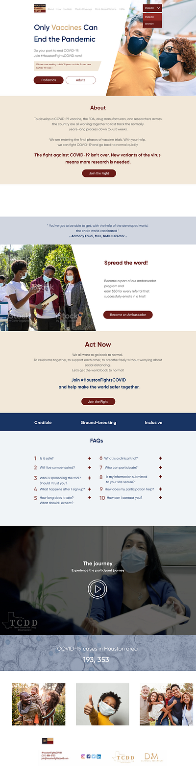 HFC Project about beige blue branding brown design faq geometric home page illustration join media mobile red typography ui ux vector video white