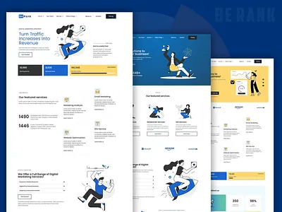 BeRank – SEO & Digital Agency Elementor Template Kit agency agency design company digital digital agency digital agency website elementor marketing saas sem seo seo design seo website template kit ui ui design website wordpress