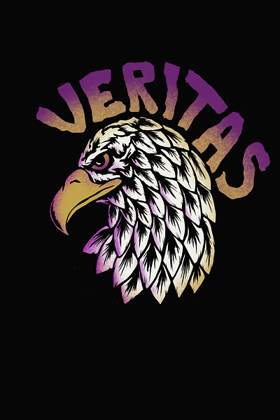 Veritas Eagle branding cartoon design eagle graphic design illustration logo t shirt tshirt