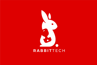 RabbitTech Logo Design 3d animation brand design brand identity branding graphic design icon icon design illustration logo logo art minimal motion graphics ui