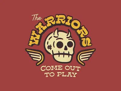 The Warriors classic horns movie retro skull warriors