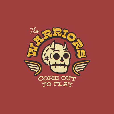 The Warriors classic horns movie retro skull warriors