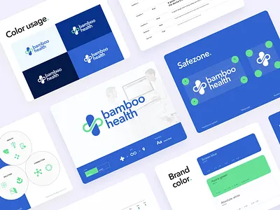 Healthcare logo & branding. app branding clean clinic design flat health healthcare hospital logo technology typography ui ux vector
