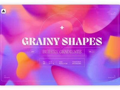 Grainy Shapes & Blurry Gradients abstract abstract shape abstract shapes aesthetic background backgrounds branding design digital digital art digital design gradient gradient shape gradient shapes graphic design illustration logo shape shapes ui