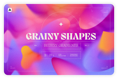 Grainy Shapes & Blurry Gradients abstract abstract shape abstract shapes aesthetic background backgrounds branding design digital digital art digital design gradient gradient shape gradient shapes graphic design illustration logo shape shapes ui