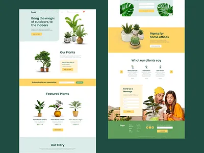 Plant Online Shop - WIP ecommerce flowers green online shop online shopping online store plant plant shop plant store shop shopping website store web store website