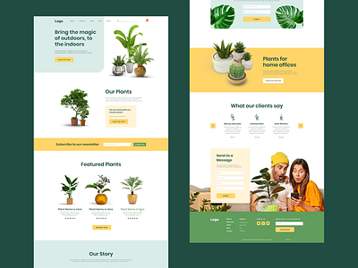 Plant Online Shop - WIP ecommerce flowers green online shop online shopping online store plant plant shop plant store shop shopping website store web store website