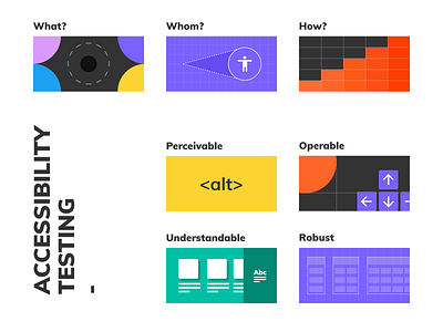 Accessibility representative graphics flat graphic design ui