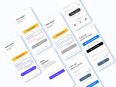 Mobile login forms app design figma forms illustration interface login mobile mobileapp ui ux