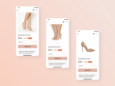 Daily UI 012 - Single Product branding challenge dailyui dailyui012 dailyuichallenge design ecommerce graphic design illustration logo mobile nude pink product shop ui ux