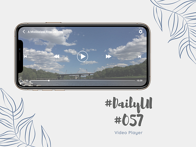 #DailyUI #057 - Video Player