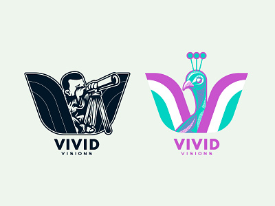 Vivid Visions Merch Design design illustration merch thicklines