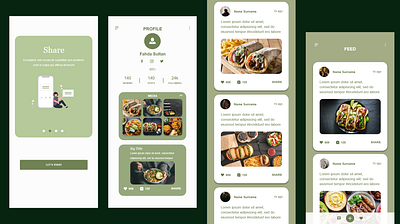 Food Review App app beginner food mobile review ui