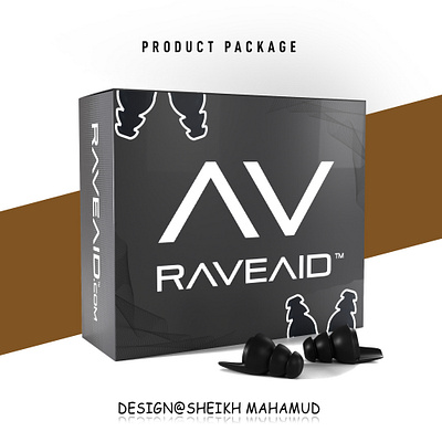 Product Packaging │ EarBud Packaging │ Product Label 3d box design earbud pacakging label design packaging product pacakge product packaging