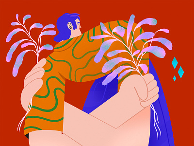 Melancolia art brush colorful illustration procreate sketch yannvalber